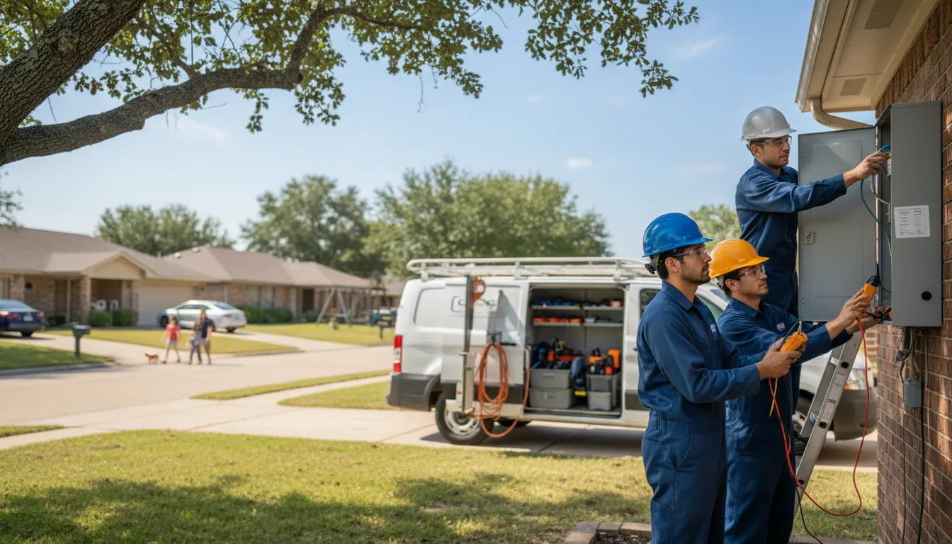 Certified electrician providing emergency electrical services in Hepler, KS